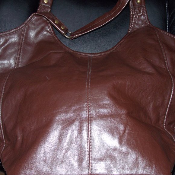 Brown Faux Leather Purse - Picture 5 of 10